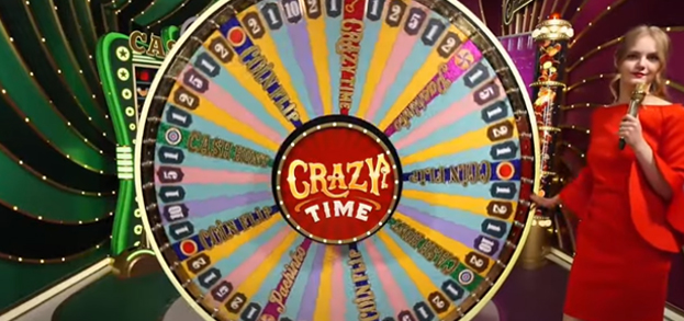 Crazy Time wheel is spun